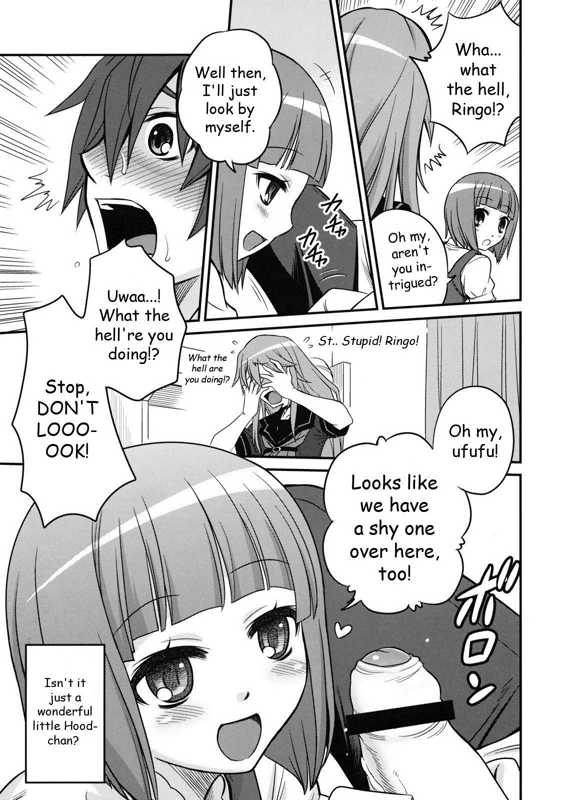 Gordita Ookami-san to Akuma no DokuDoku Ringo!! - Ookami san to shichinin no nakama tachi Gay Bondage - Page 6