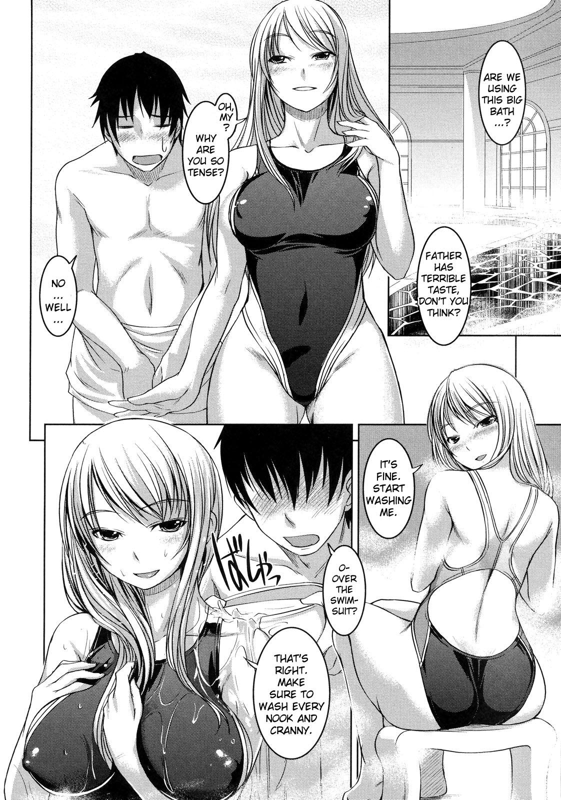 Petite Porn Ojou-sama wa Mizugi ga Osuki Girlfriend - Page 8