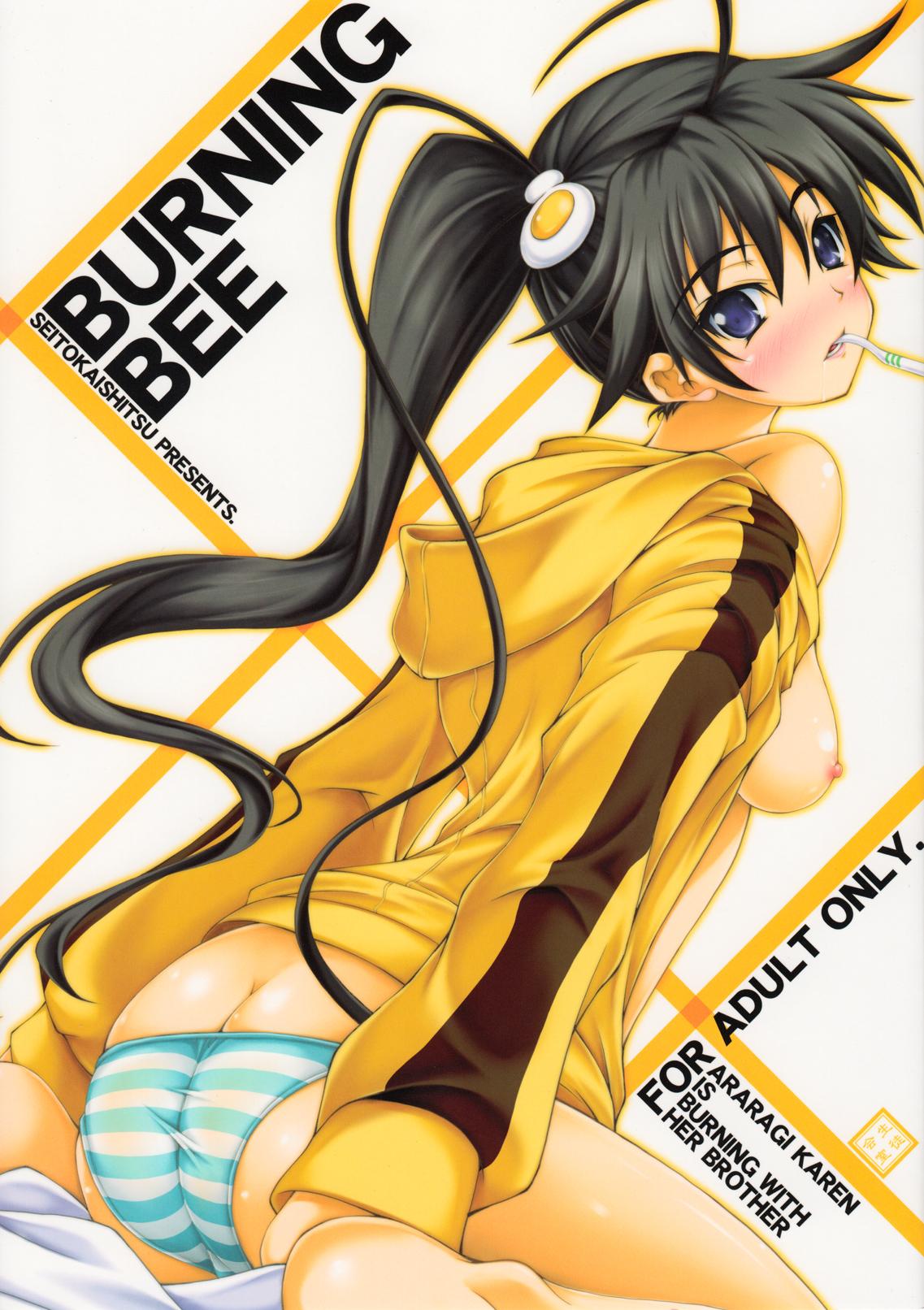 Short BURNING BEE - Bakemonogatari Japanese - Picture 1