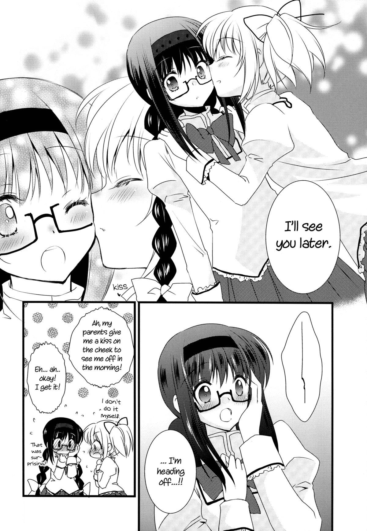 Eating Hoho ni Mabuta ni Kuchibiru ni | On Your Cheeks, On Your Eyelids, On Your Lips - Puella magi madoka magica Anal Licking - Page 11