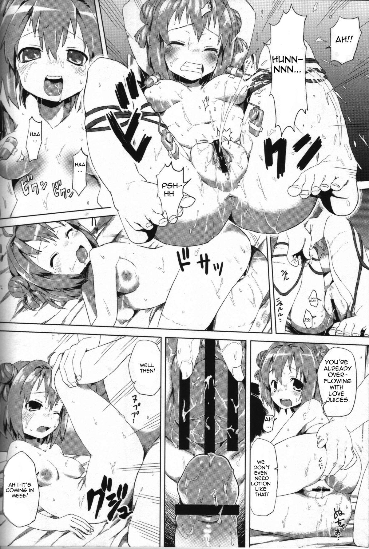 Spanking Akari wa Minna no Nikubenki - Yuruyuri Celebrity Sex Scene - Page 11