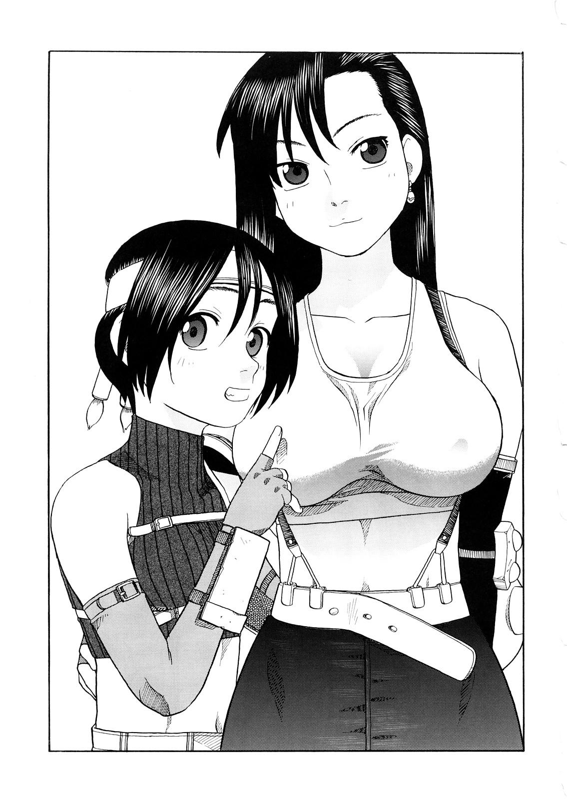 Humiliation Pov Tifa to Yuffie to Yojouhan - Final fantasy vii Shemale Sex - Page 2