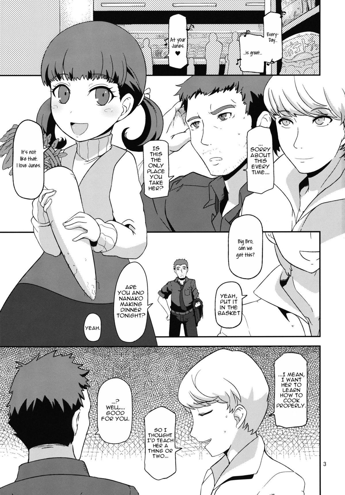 Lingerie Oyomesan no Narikata | How to Become a Wife - Persona 4 Head - Page 2