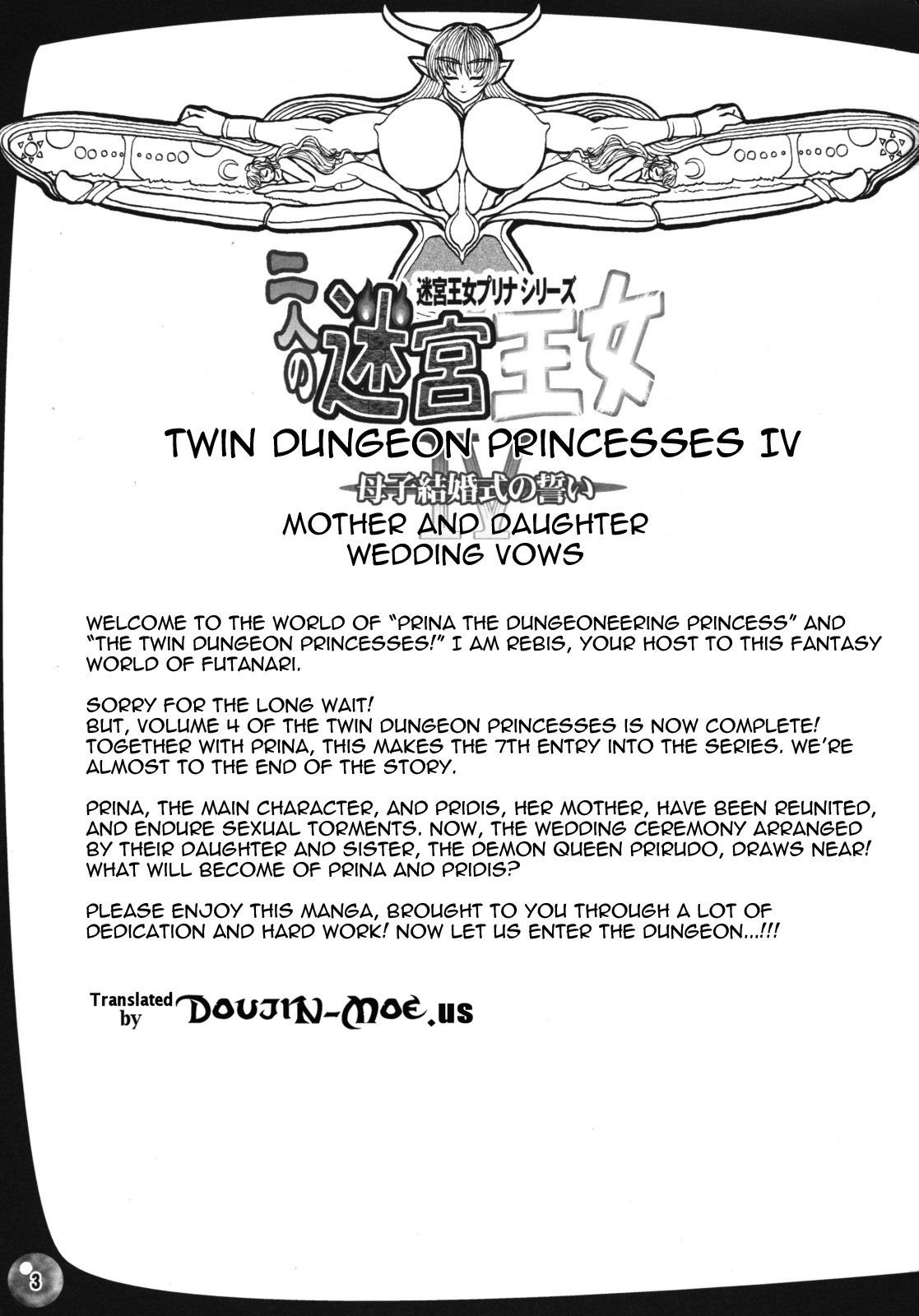 (C76) [Arsenothelus (Rebis)] TGWOA 24 - Futari no Meikyuu Oujo IV - Boshi Kekkonshiki no Chikai | Twin Dungeon Princesses 4 - Mother and Daughter Wedding Vows [English] {doujin-moe.us} 7