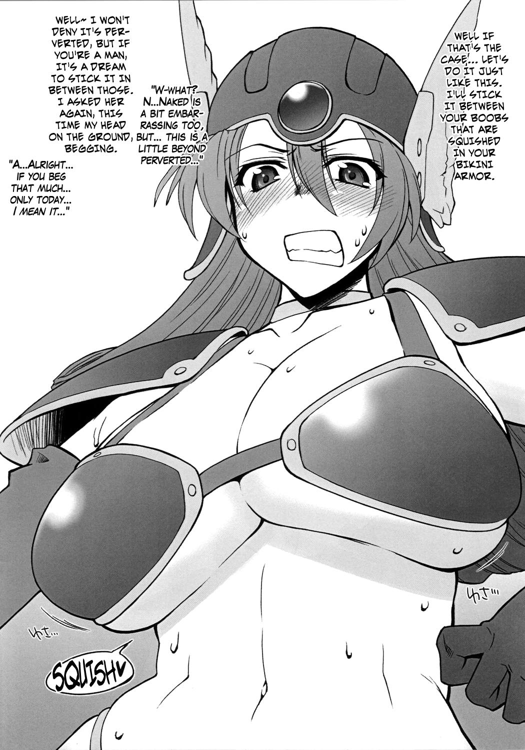 Blackwoman Onnasenshi-san ni Onegai | Request for a female Warrior - Dragon quest iii Analfuck - Page 4