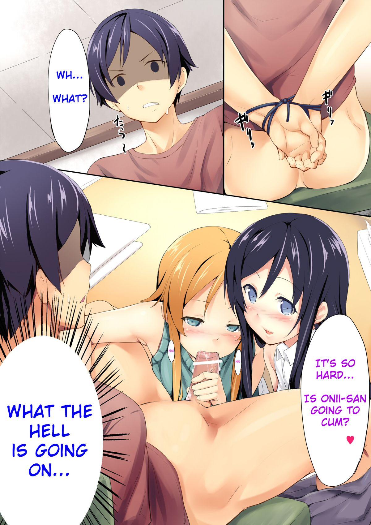 Rabo Ore no Imouto Tachi ga Hatsujouki na Wakega nai | There's No Way My Little Sister And Her Friend Are In Heat! - Ore no imouto ga konna ni kawaii wake ga nai Pretty - Page 3