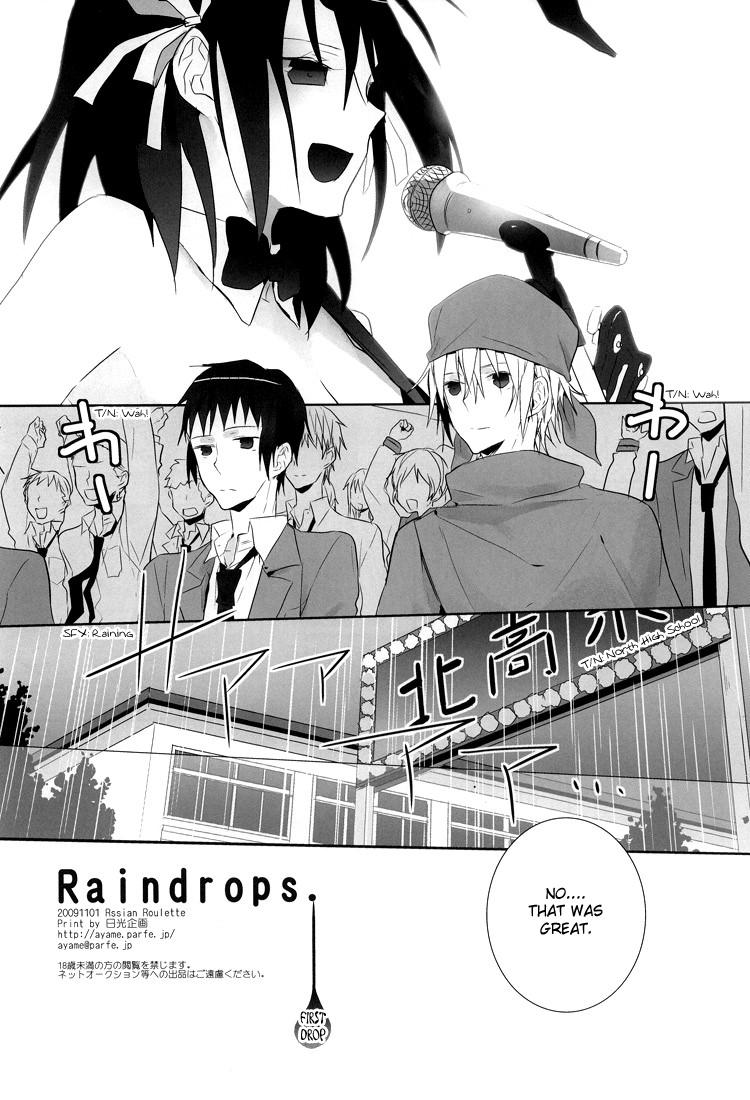 Raindrops. 1
