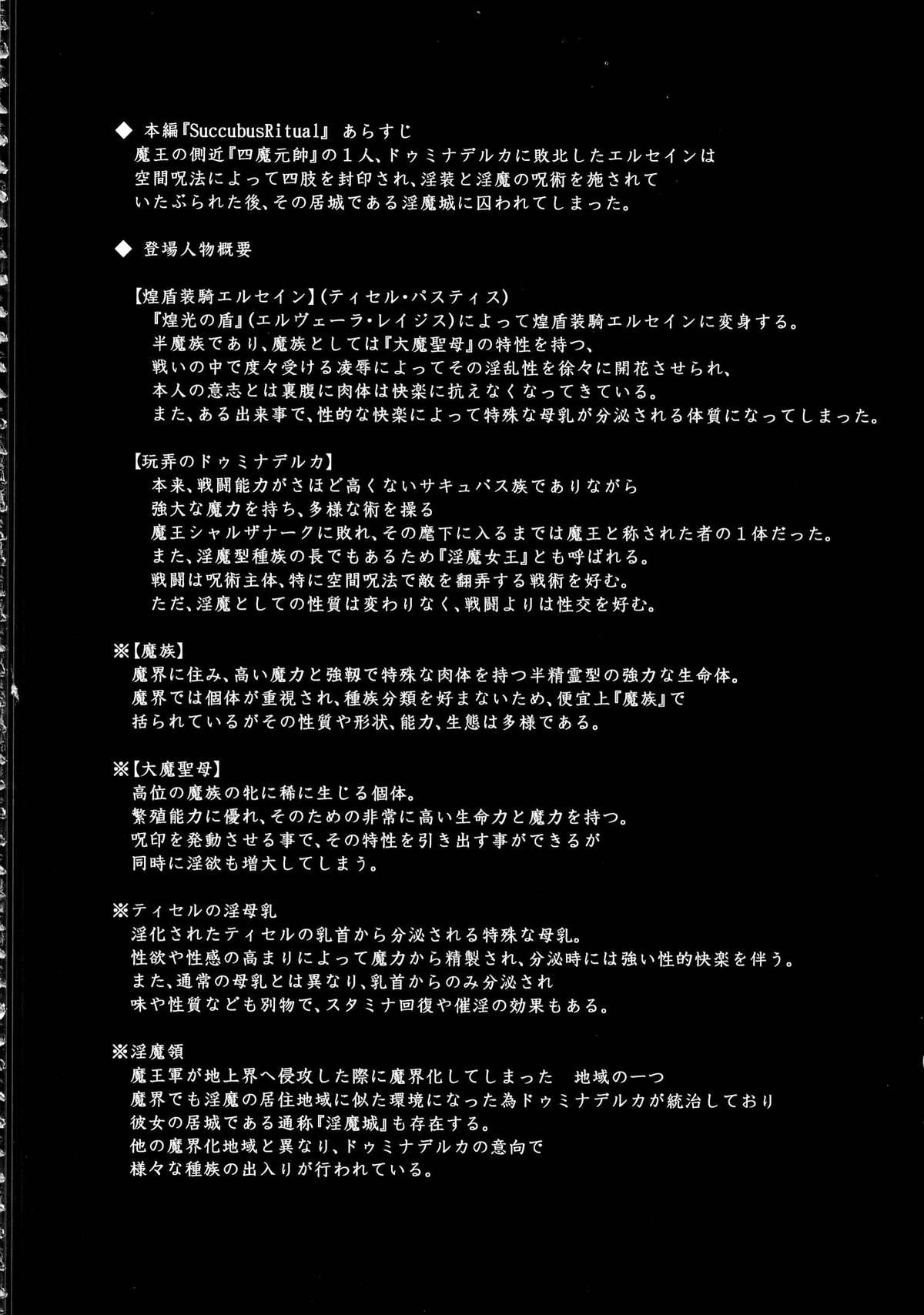 Hentai Shield Knight Elsain Vol. 14 Succubus Ritual Follando - Page 3
