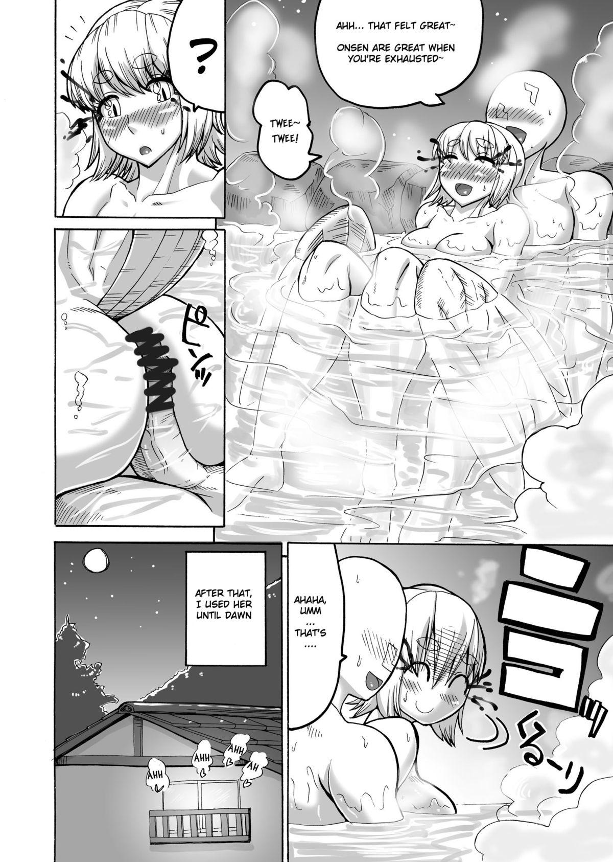 Porno 18 Yabai-san and the Hot Springs Sucking Dick - Page 8