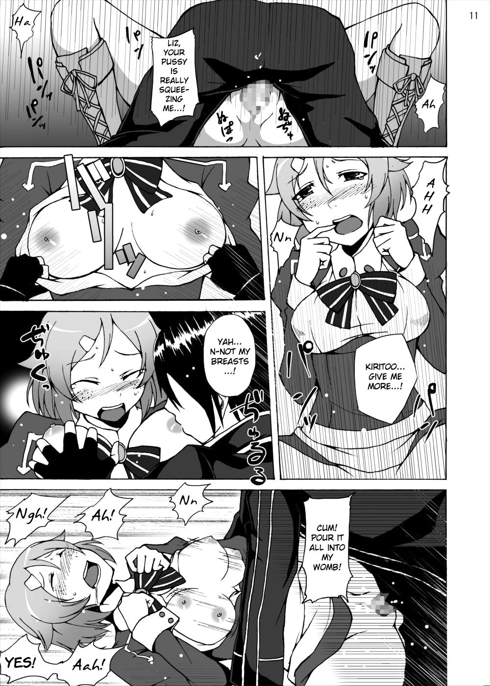 Grandmother Lisbeth's Decision...To Steal Kirito From Asuna Even if She Has to Use a Dangerous Drug - Sword art online Hardcore Porn - Page 11