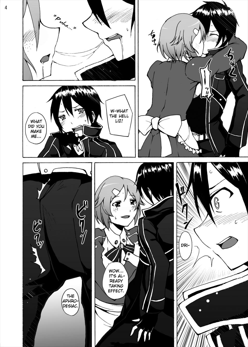 Blackcocks Lisbeth's Decision...To Steal Kirito From Asuna Even if She Has to Use a Dangerous Drug - Sword art online Old Vs Young - Page 4