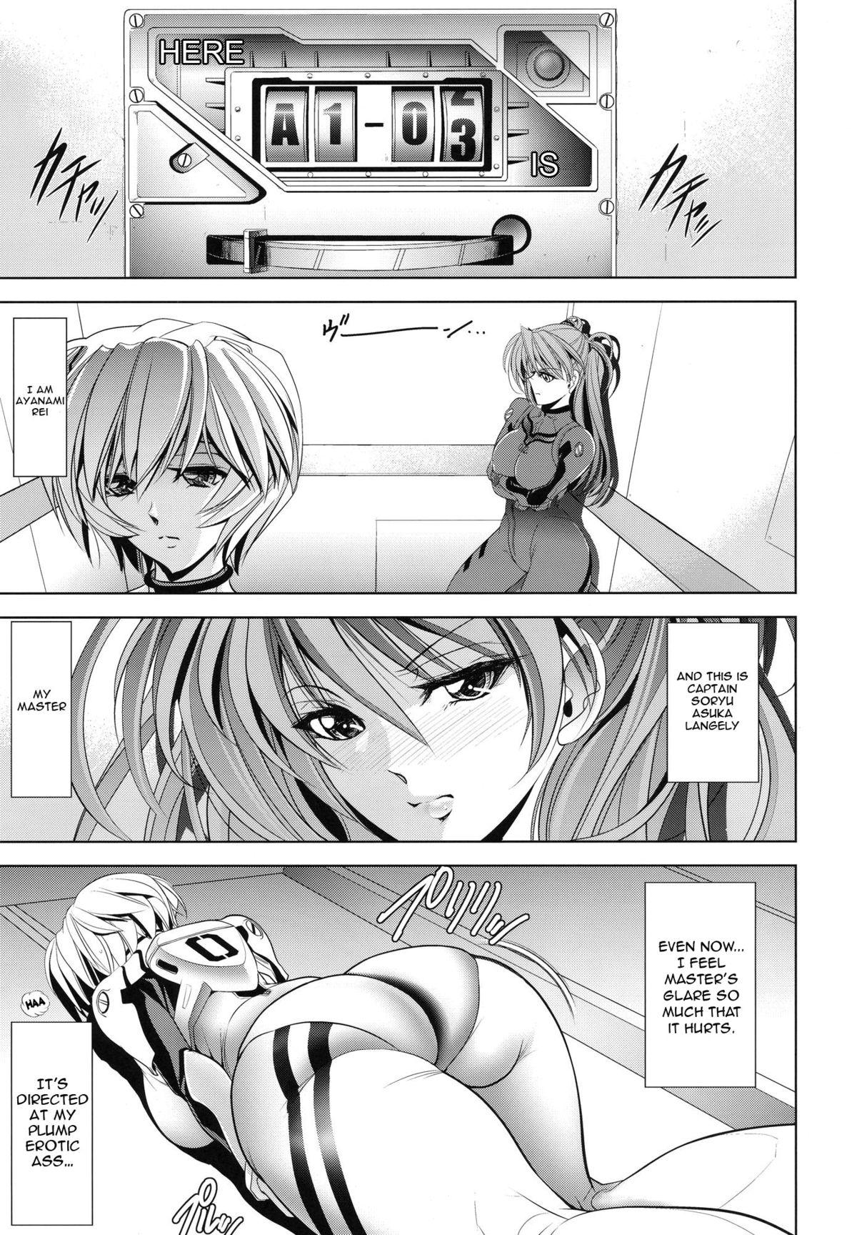 Amature Sex Tapes Princess and the Slave - Neon genesis evangelion Desperate - Page 4